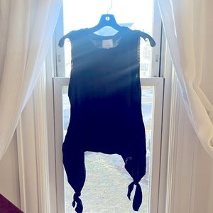 Black fashion tank top